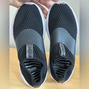Hoka womens size 8 Black Slip-On Shoes